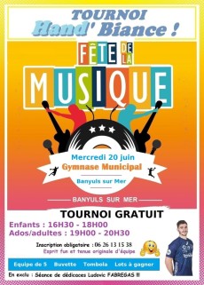 Tournoi Hand’Biance – Banyuls-sur-Mer