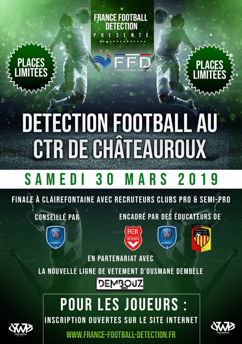 Deviens pro ! Détection au CTR de Châteauroux. deviens-pro-detection-au-ctr-de-chateauroux