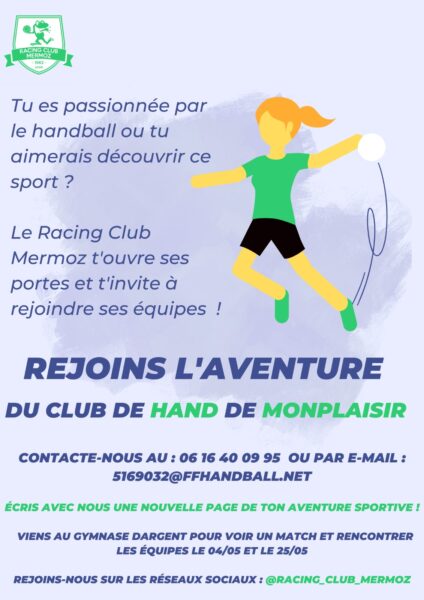 Recherche Joueuses de Handball catégorie JEUNES et SENIOR recherche-joueuses-de-handball-categorie-jeunes-et-senior