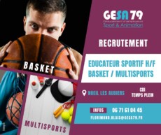Recrutement Éducateur Sportif Basket